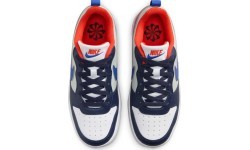 Nike Court Borough Low pusaudžu apavi, Blue Orange DV5456 401
