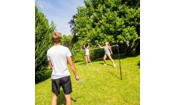 Badmintona komplekts Talbot-Torro Family ar tīklu