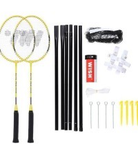 ALUMTEC 4466 BADMINTON SET 2 PCS + DARTS 3 PCS+GRID+WISH LINES