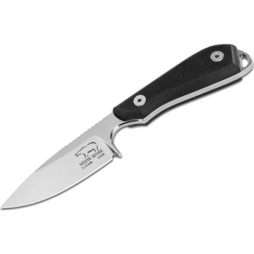 Knife White River M1 Backpacker Pro, Black