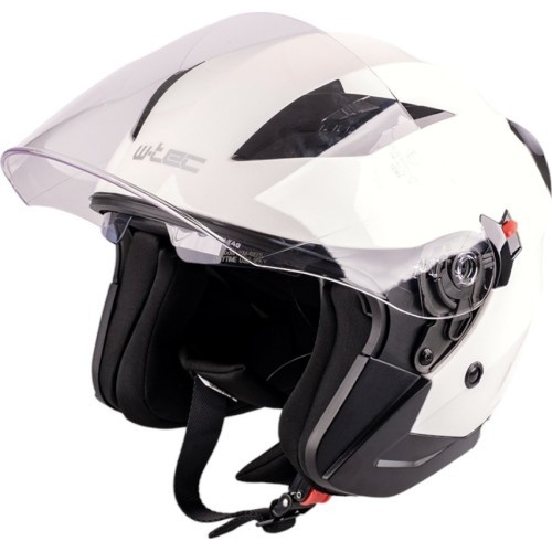 Мотоциклетный шлем W-TEC Putta - Pearl White