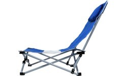 Foldable Camping Lounger Cattara Larisa - Blue