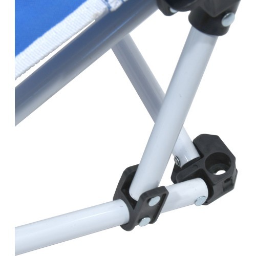 Foldable Camping Lounger Cattara Larisa - Blue