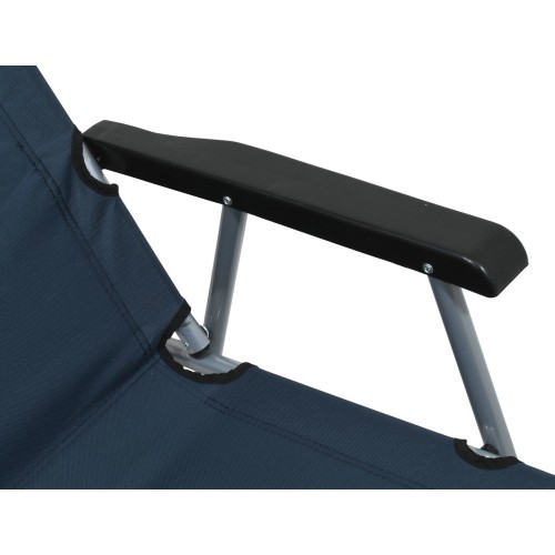 Cattara Lyon saliekamais kempinga krēsls - tumši zils