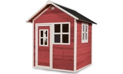 Деревянный игровой домик EXIT Loft 100 – красный