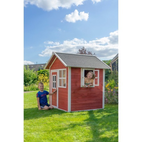 EXIT Loft 100 wooden playhouse - red