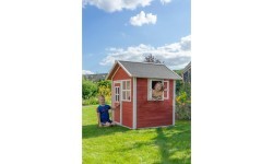 EXIT Loft 100 wooden playhouse - red