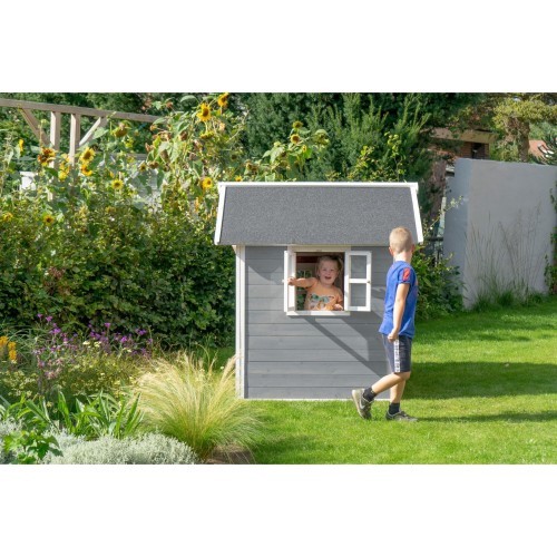 EXIT Loft 100 wooden playhouse - grey