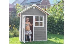 EXIT Loft 100 wooden playhouse - grey