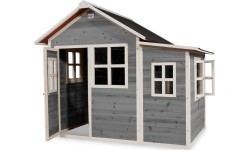 EXIT Loft 150 koka rotaļu mājiņa, pelēka