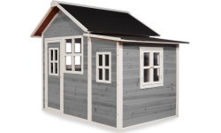 EXIT Loft 150 koka rotaļu māja - pelēka