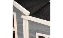 EXIT Loft 150 koka rotaļu māja - pelēka