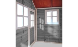 EXIT Loft 150 koka rotaļu māja - pelēka