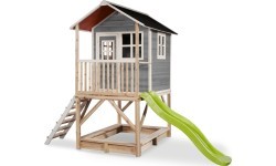 Деревянный игровой домик EXIT Loft 500 - серый