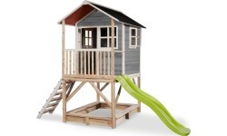 Деревянный игровой домик EXIT Loft 500 - серый