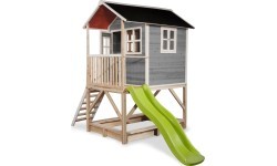 Деревянный игровой домик EXIT Loft 500 - серый