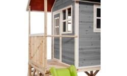 Деревянный игровой домик EXIT Loft 500 - серый