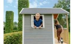 Деревянный игровой домик EXIT Loft 500 - серый