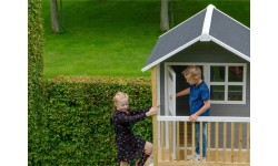 Деревянный игровой домик EXIT Loft 500 - серый