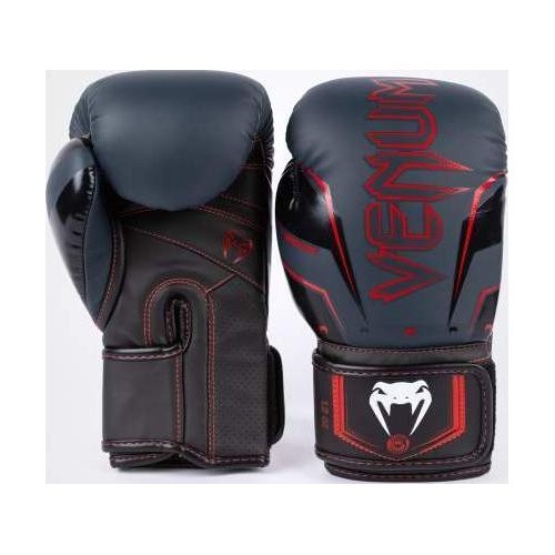 Боксерские перчатки Venum Elite Evo - Navy/Black/Red