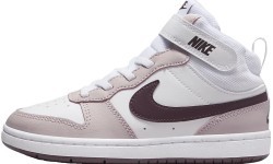 Nike Court Borough Mid 2 bērnu apavi, White Violet CD7783 118