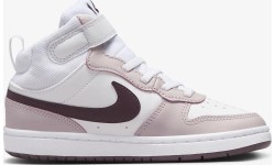 Nike Court Borough Mid 2 bērnu apavi, White Violet CD7783 118