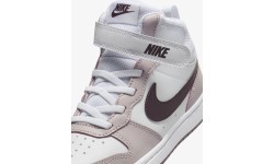 Детские кроссовки Nike Court Borough Mid 2 White Violet CD7783 118