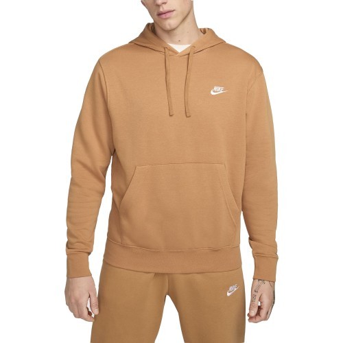 Мужская толстовка Nike Nsw Club Hoodie Po Bb Fleece Brown BV2654 224