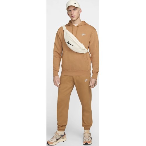 Nike vīriešu džemperis Nsw Club Hoodie Po Bb Fleece Brown BV2654 224