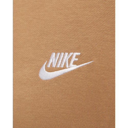 Мужская толстовка Nike Nsw Club Hoodie Po Bb Fleece Brown BV2654 224