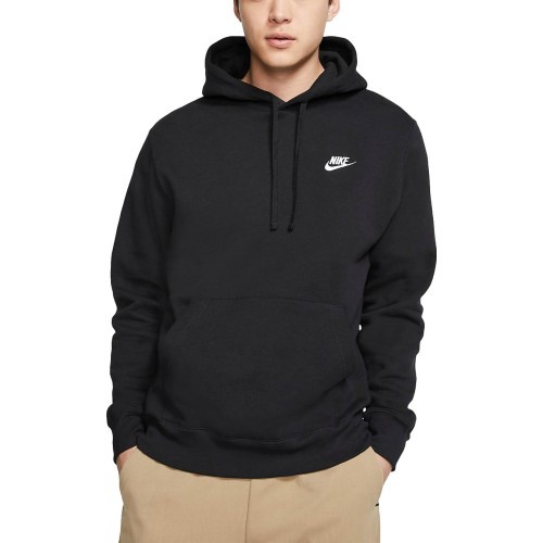 Мужская толстовка Nike NSW Club Hoodie PO BB, чёрная BV2654 010