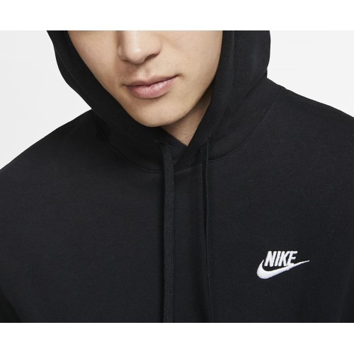Мужская толстовка Nike NSW Club Hoodie PO BB, чёрная BV2654 010