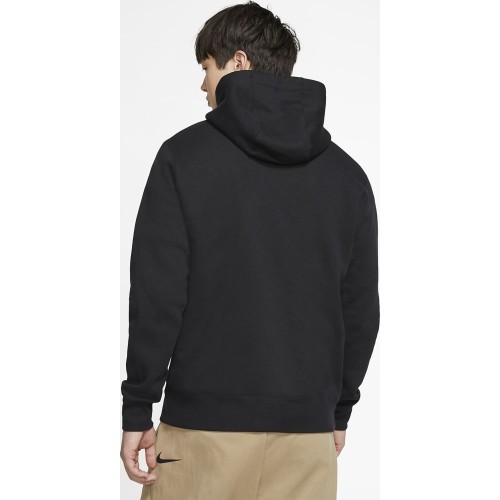 Мужская толстовка Nike NSW Club Hoodie PO BB, чёрная BV2654 010