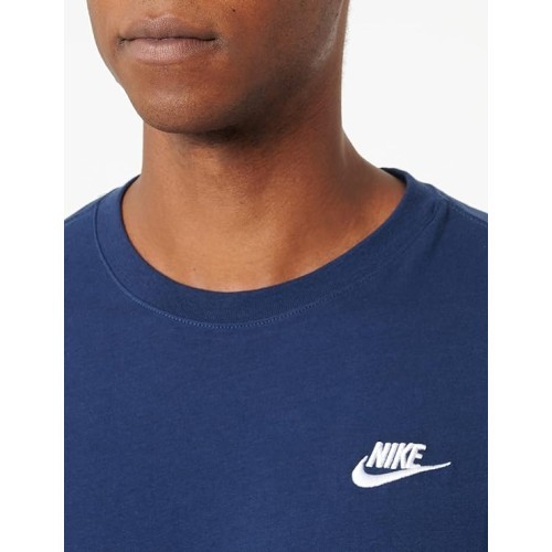 Nike NSW Club Tee vīriešu T-krekls, tumši zils AR4997 410 M