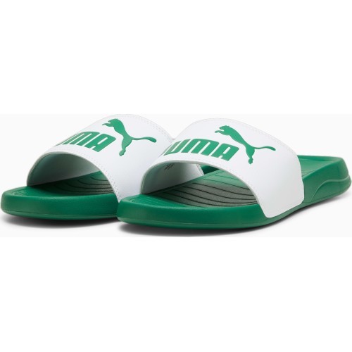 Puma vīriešu čības Popcat 20 Green White 372279 40