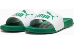 Puma vīriešu čības Popcat 20 Green White 372279 40