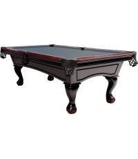 Biljards, Biljarda galds Dynamic Billard Dover, 8 ft., melns, kluba audums, pelēks