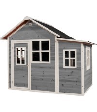 Деревянный игровой домик EXIT Loft 150 - серый