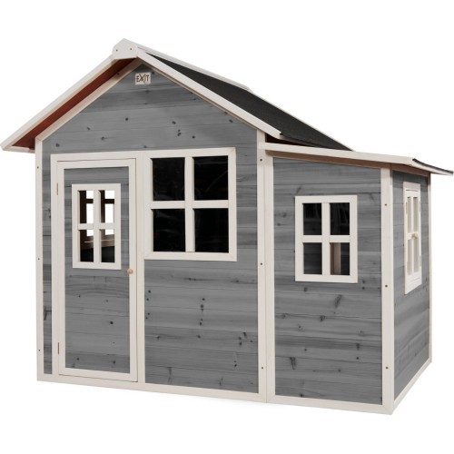 Деревянный игровой домик EXIT Loft 150, серый