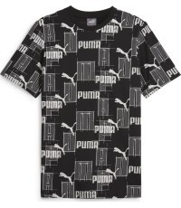 Мужская футболка Puma Ess+ Logo Lab Aop Black White 678982 01