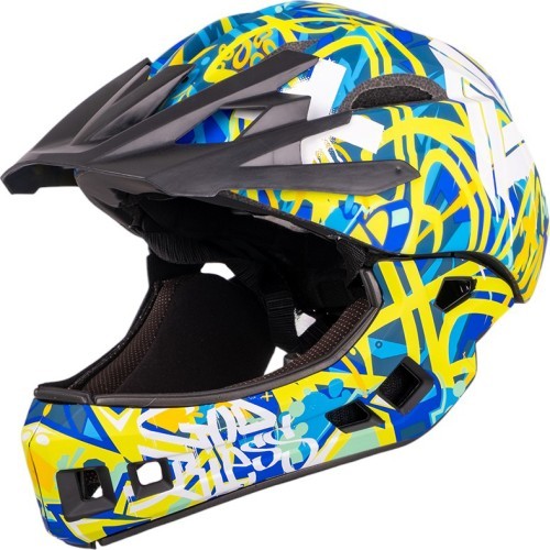 Шлем для даунхилла W-TEC Delgada - Freestyle Blue