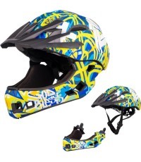 Шлем для даунхилла W-TEC Delgada - Freestyle Blue