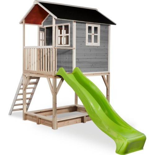 EXIT Loft 700 wooden playhouse - grey