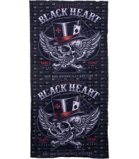 Multifunctional Neck Warmer W-TEC Black Heart Scarfest - Wings Skull