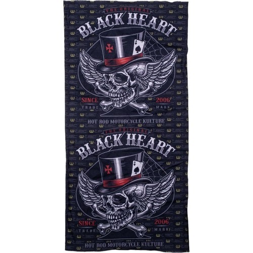 Daudzfunkcionāls kakla sildītājs W-TEC Black Heart Scarfest - Wings Skull