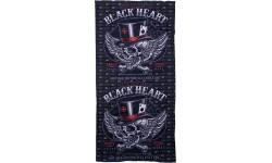 Многофункциональный шарф-снуд W-TEC Black Heart Scarfest - Wings Skull