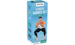 A set of fitness bands (5 pcs) with a different resistance level Spokey ARTIO