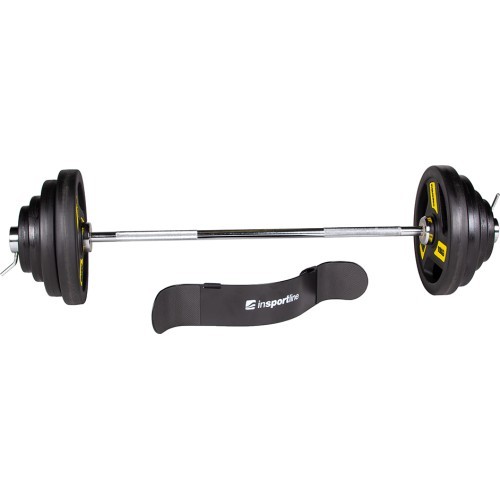 Olimpisko svaru stieņu komplekts inSPORTline Biceps Herk 120 cm/50 mm 45 kg