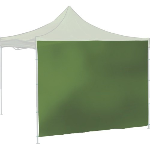 Sānu sienas svētku teltij 2x3 m, 210D, zaļas, ūdensizturīgas