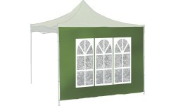 Боковые стенки для шатра WINDOW 2x3 м 420D зелёные водонепроницаемые